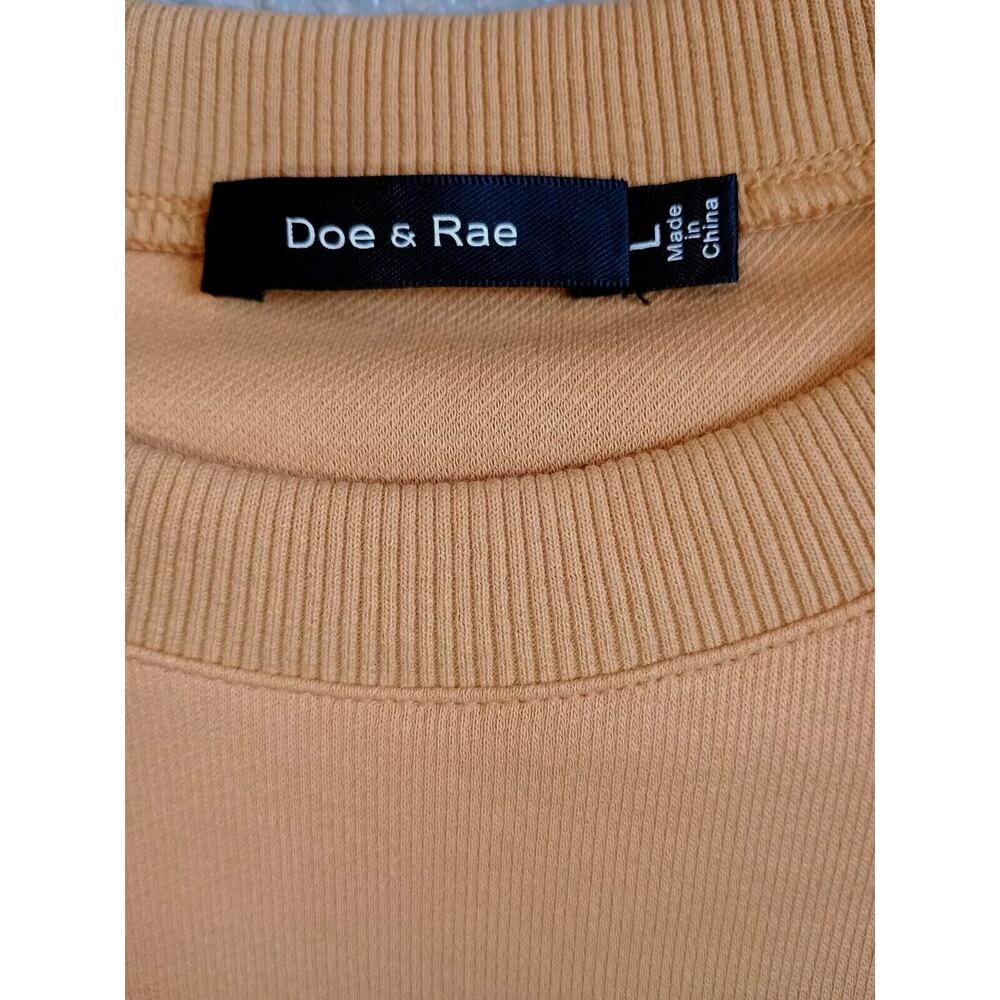 Doe&Rae Sweater Orange Large - Picture 5 of 7